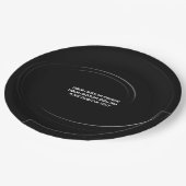 独自の作成パーソナライズされた ペーパープレート (アングル)