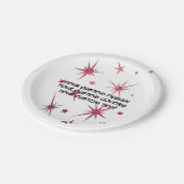 独自の作成パーソナライズされた ペーパープレート (アングル)