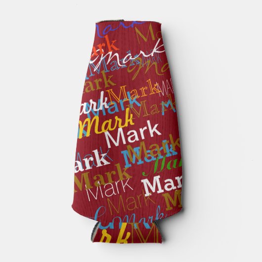 独自の作成パーソナライズされた ボトルクーラー (正面)