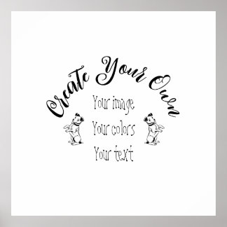 独自の作成パーソナライズされた ポスター