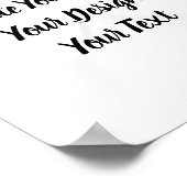 独自の作成パーソナライズされた ポスター (角)