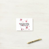 独自の作成パーソナライズされた ポストイット (デスク上)