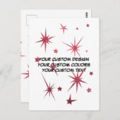 独自の作成パーソナライズされた ポストカード (正面/裏面)