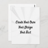 独自の作成パーソナライズされた ポストカード (正面/裏面)