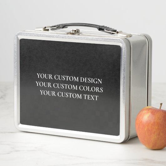 独自の作成パーソナライズされた メタルランチボックス (インサイチュ)
