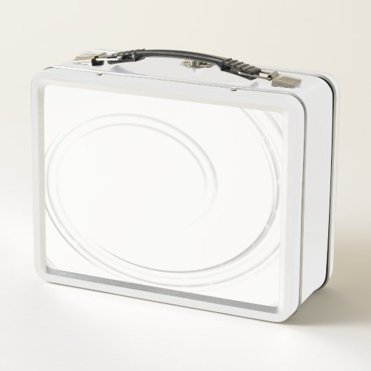 独自の作成パーソナライズされた メタルランチボックス (裏面)