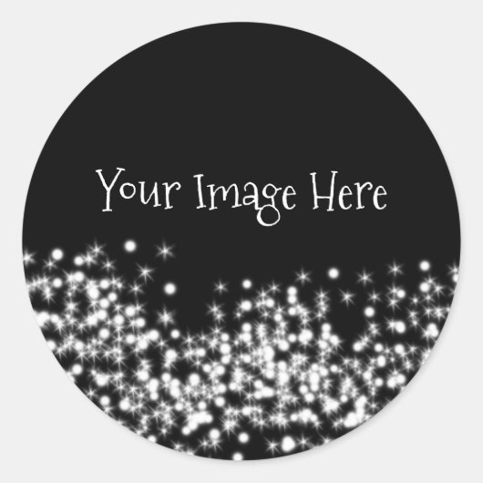 独自の作成パーソナライズされた ラウンドシール (正面)