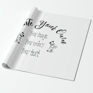 独自の作成パーソナライズされた ラッピングペーパー