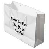 独自の作成パーソナライズされた ラージペーパーバッグ (正面アングル)