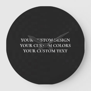 独自の作成パーソナライズされた ラージ壁時計