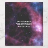 独自の作成パーソナライズされた ワインラベル (シングルラベル)