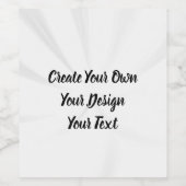 独自の作成パーソナライズされた ワインラベル (シングルラベル)