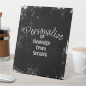 独自の作成パーソナライズされた 台座サイン (インサイチュ)