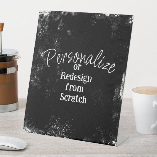 独自の作成パーソナライズされた 台座サイン (インサイチュ)