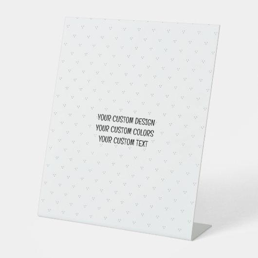 独自の作成パーソナライズされた 台座サイン (正面)