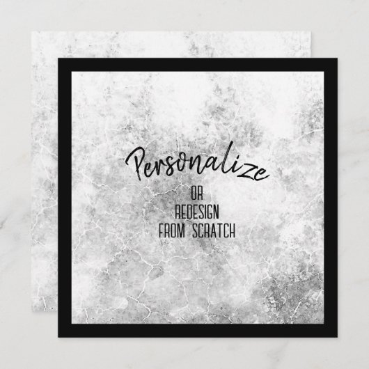 独自の作成パーソナライズされた 招待状 (正面/裏面)