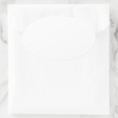 独自の作成パーソナライズされた 楕円形シール (バッグ)