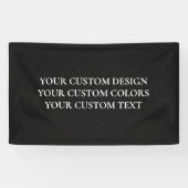 独自の作成パーソナライズされた 横断幕 (横)