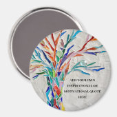 独自の作成感動的やる気を起こさせる マグネット (正面/裏面)