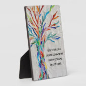 独自の作成感動的/やる気を起こさせる引用文 フォトプラーク (側面)