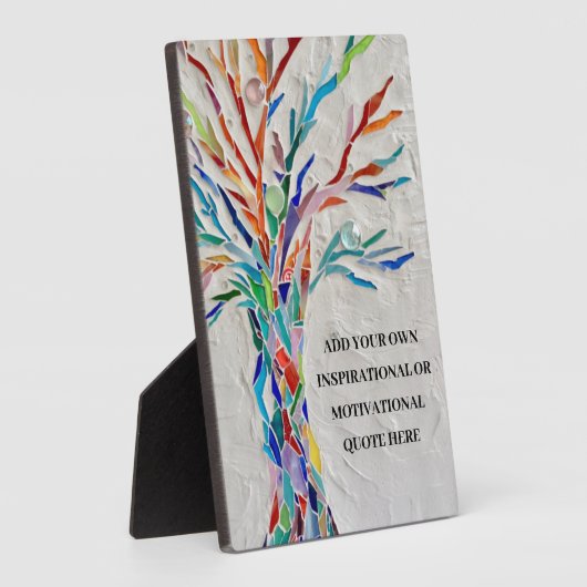 独自の作成感動的/やる気を起こさせる引用文 フォトプラーク (側面)