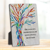 独自の作成感動的/やる気を起こさせる引用文 フォトプラーク