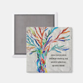 独自の作成感動的/やる気を起こさせる マグネット (正面/裏面)