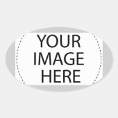 独自の作成 – これをカスタマイズ 楕円形シール (正面)