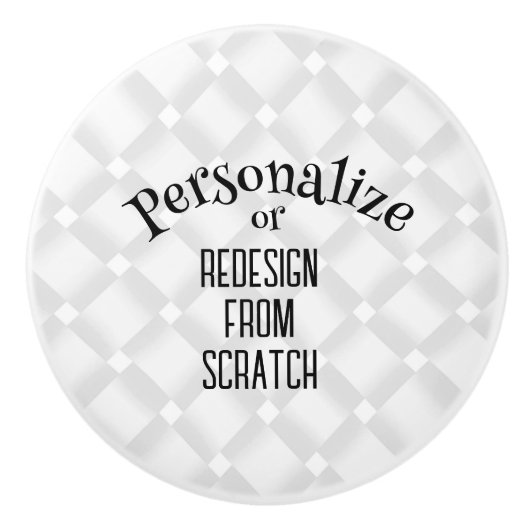 独自の作成 – こカスタマイズこの セラミックノブ (正面)