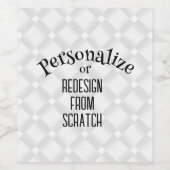 独自の作成 – こカスタマイズこの ワインラベル (シングルラベル)