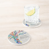 独自の作成/やる気を起こさせる感動的引用文 コースター (側面)