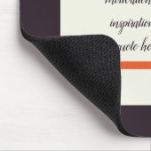 独自の作成/やる気を起こさせる感動的引用文 マウスパッド (コーナー)