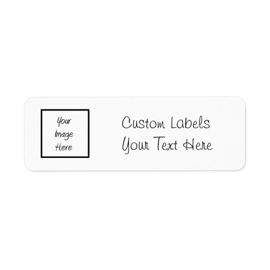 独自の作成 – カスタマイズ 空白の ラベル (正面)