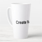 独自の作成 カフェラテマグ (左アングル)