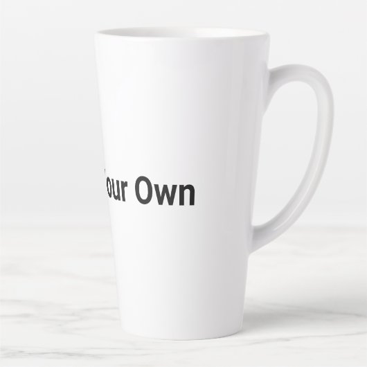 独自の作成 カフェラテマグ (右)