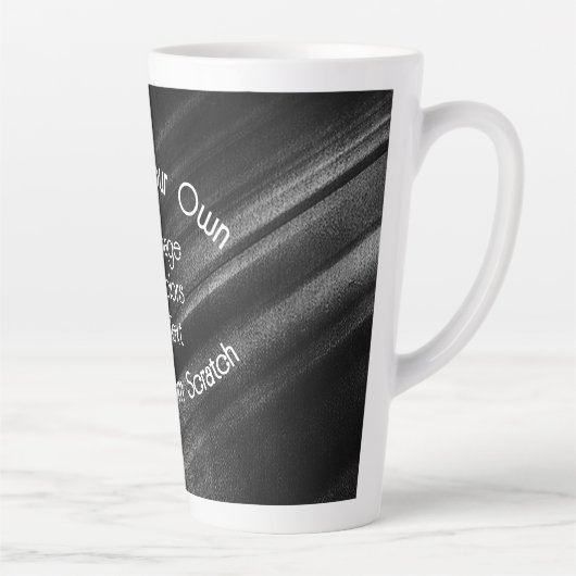 独自の作成 カフェラテマグ (右)