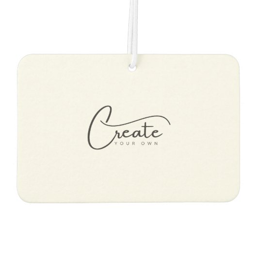 独自の作成 カーエアーフレッシュナー (裏面)