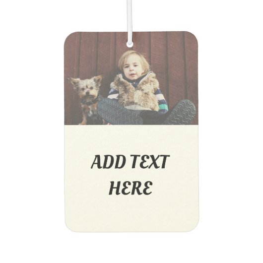 独自の作成 カーエアーフレッシュナー (正面)