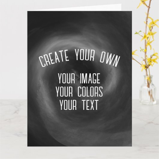 独自の作成 カード (黄色い花)