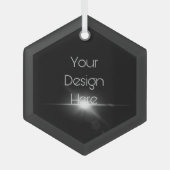 独自の作成 ガラスオーナメント (正面)