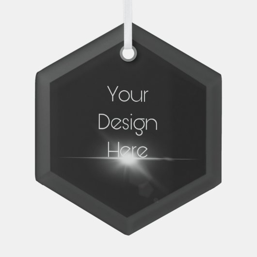 独自の作成 ガラスオーナメント (正面)