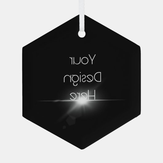 独自の作成 ガラスオーナメント (裏面)