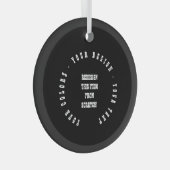 独自の作成 ガラスオーナメント (正面右)