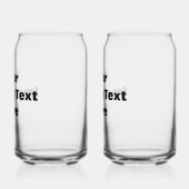 独自の作成 ガラス缶 (左)