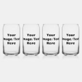 独自の作成 ガラス缶 (正面)