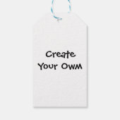 独自の作成 ギフトタグ (裏面)