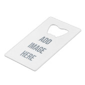 独自の作成 クレジットカード栓抜き (裏面アングル)