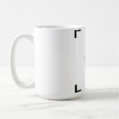 独自の作成 コーヒーマグカップ (左)
