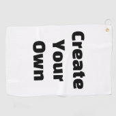 独自の作成 ゴルフタオル (横)