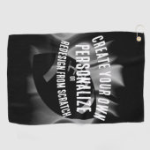 独自の作成 ゴルフタオル (横)